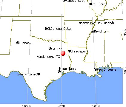 where is henderson texas located